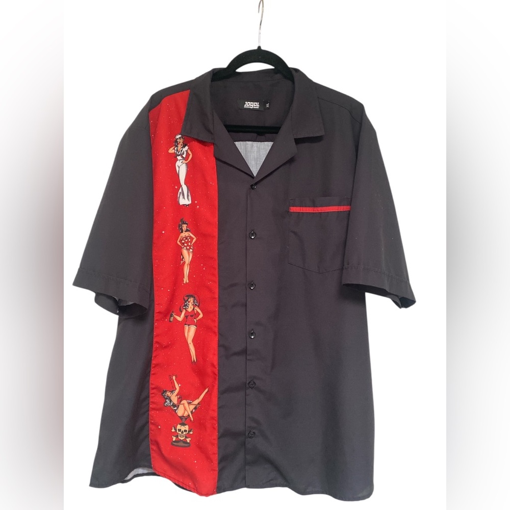 Men's Casual Button Down Hawaiian Shirt GUC XL